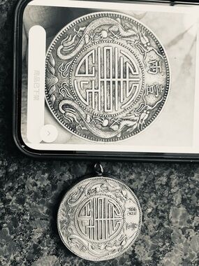 ANTIQUE COIN PENDANT